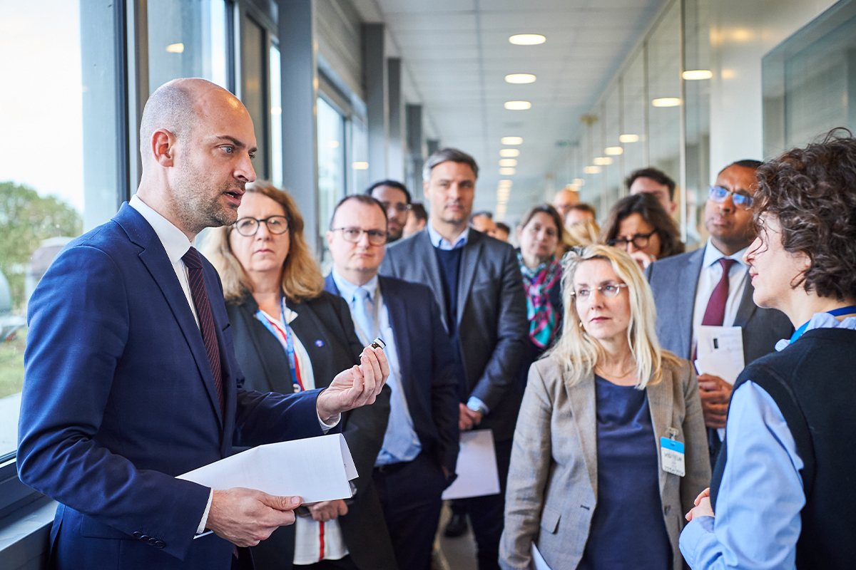 Jean-Noël Barrot, ministre délégué chargé de l’Europe au sein du gouvernement français, le 22 avril 2024