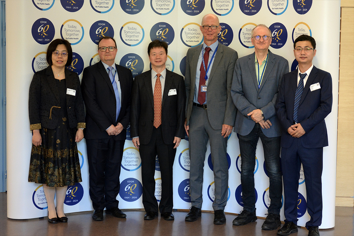 La délégation des Chinese National Institutes for Food and Drug Control (NIFDC), les 24 et 25 juin 2024